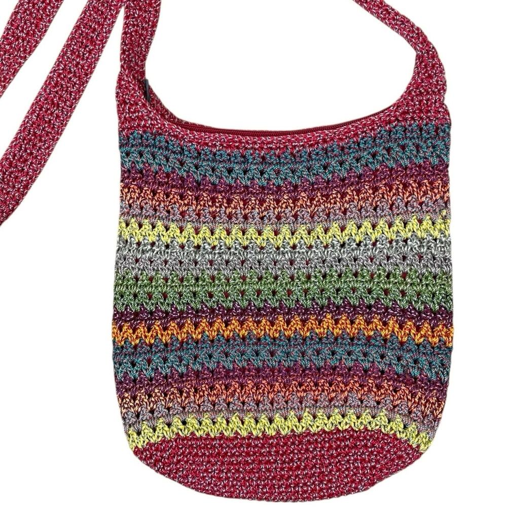 The Sak Boho Knit Multi Color Purse Crossbody